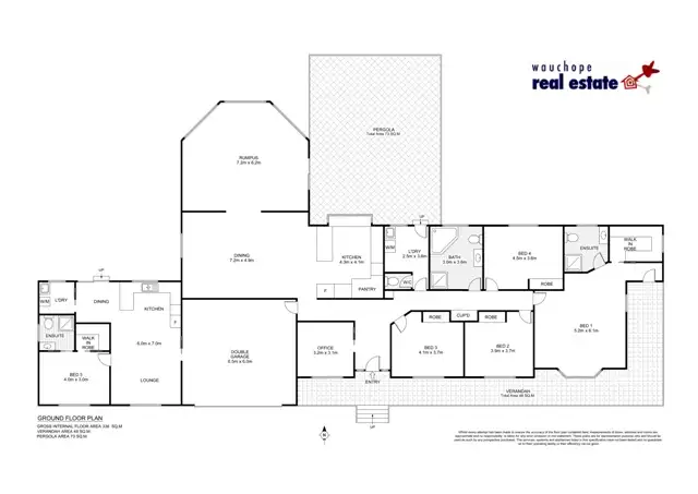 Floorplan of Homely rural property listing, 51 Berowra Place, King Creek NSW 2446