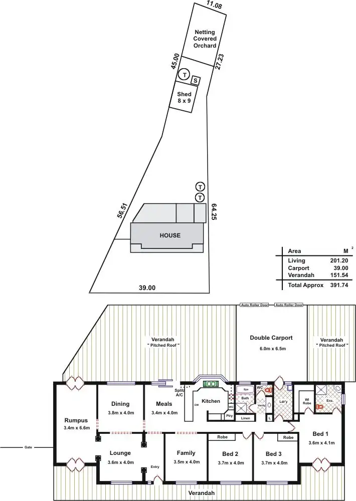 Floorplan of Homely house listing, 76 Angle Vale Road, Angle Vale SA 5117