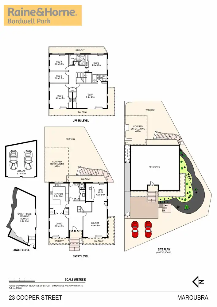 Floorplan of Homely house listing, 23 Cooper Street, Maroubra NSW 2035