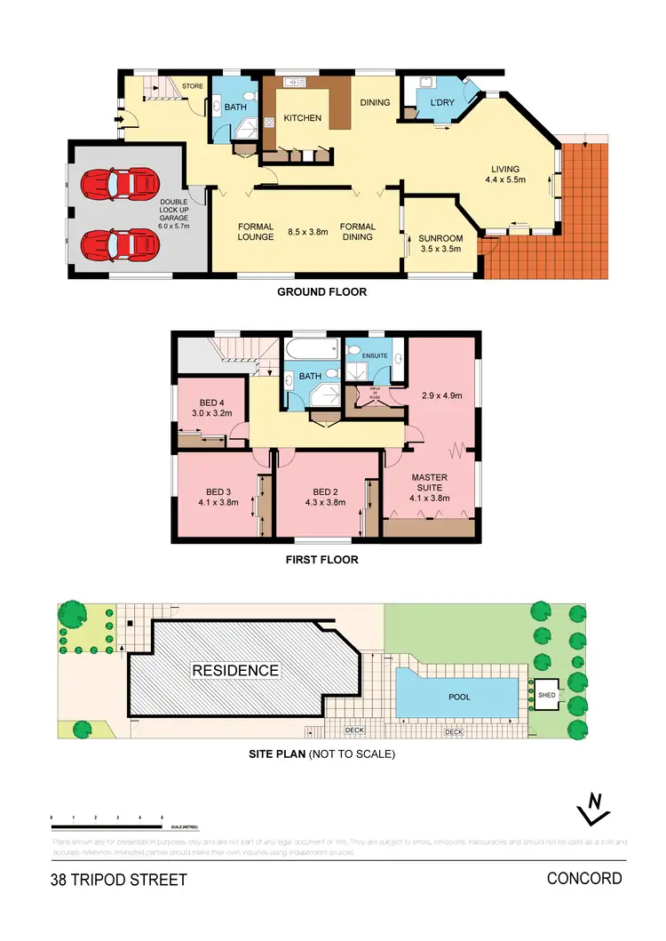 Floorplan of Homely house listing, 38 Tripod Street, Concord NSW 2137
