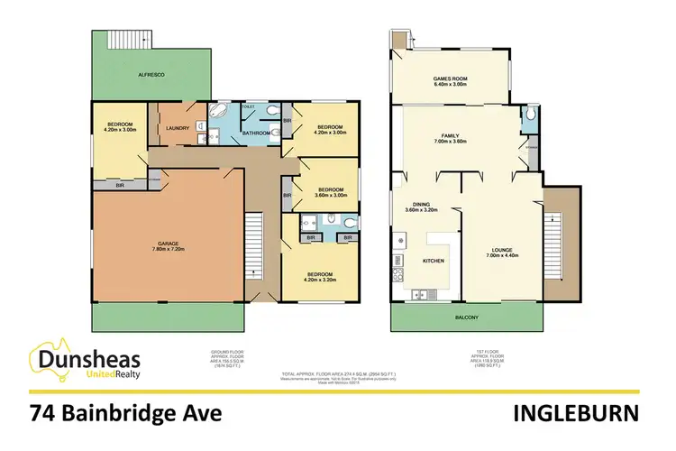 Floorplan of Homely house listing, 74 Bainbridge Avenue, Ingleburn NSW 2565