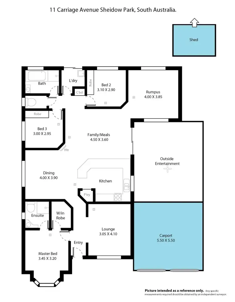 Floorplan of Homely house listing, 11 Carriage Avenue, Sheidow Park SA 5158