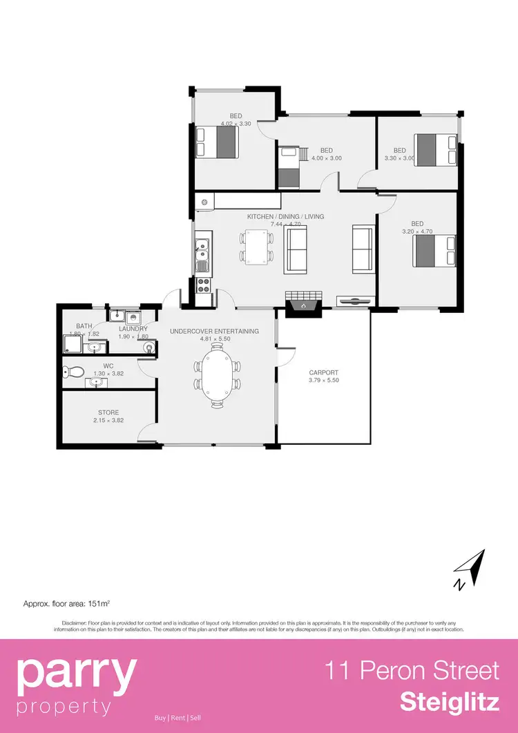 Floorplan of Homely house listing, 11 Peron Street, Stieglitz TAS 7216