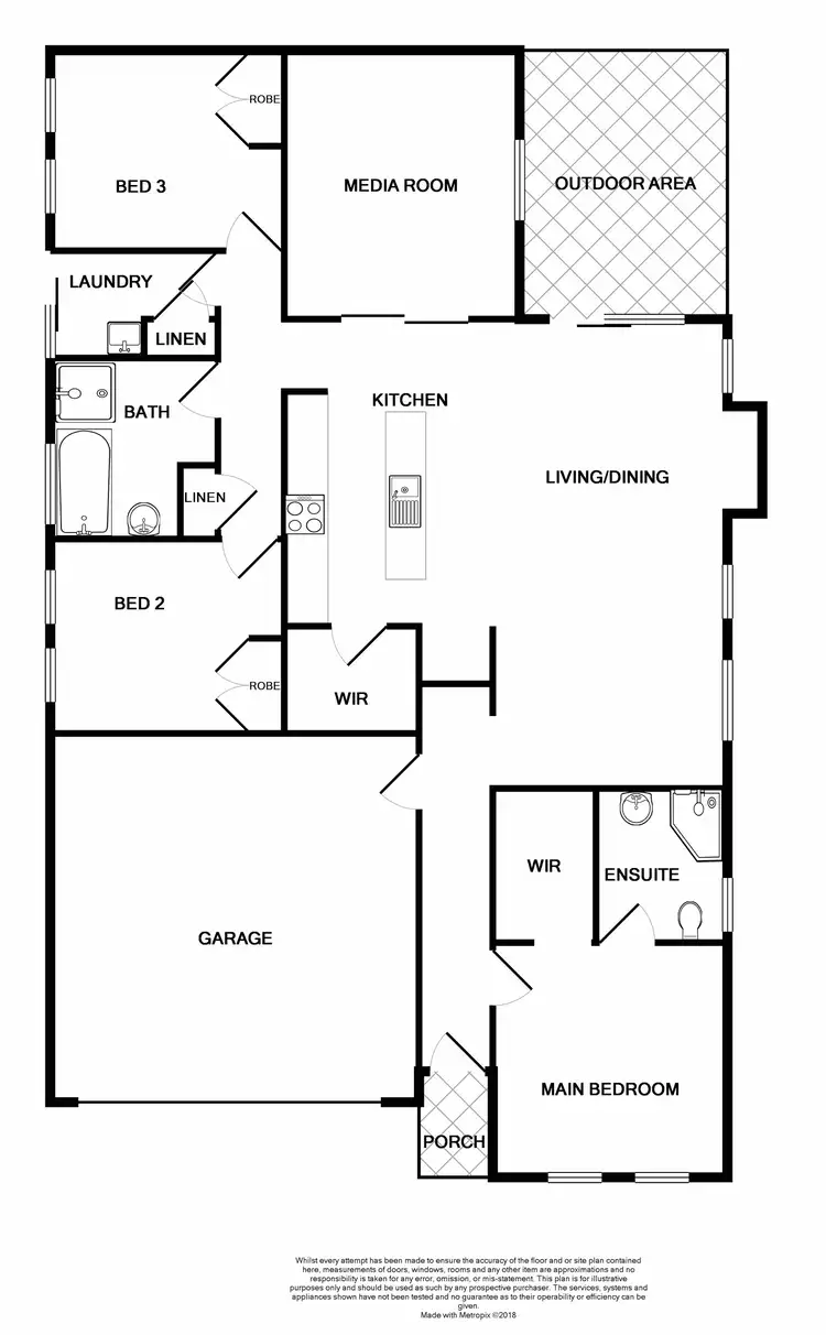 Floorplan of Homely house listing, 34 Chestnut Ave, Gillieston Heights NSW 2321