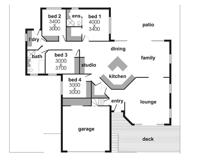 Floorplan of Homely house listing, 35 Beryl Place, Lennox Head NSW 2478
