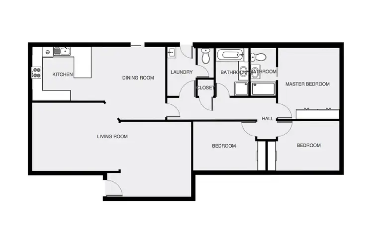 Floorplan of Homely house listing, 438 Ontario Ave, Mildura VIC 3500