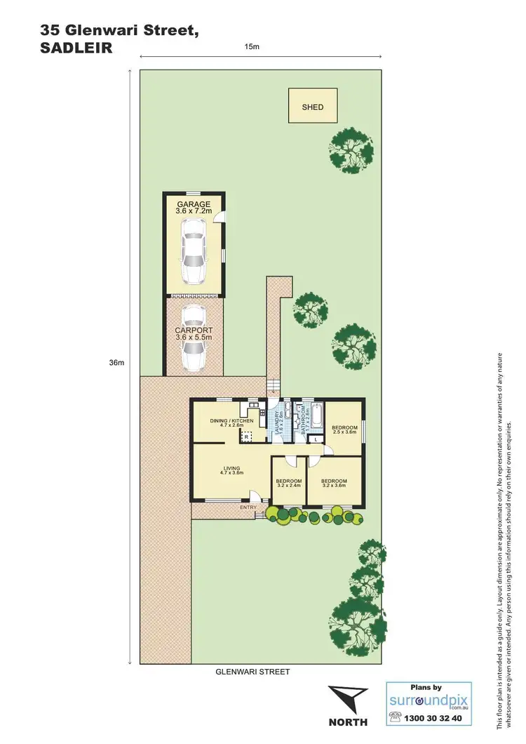 Floorplan of Homely house listing, 35 Glenwari Street, Sadleir NSW 2168
