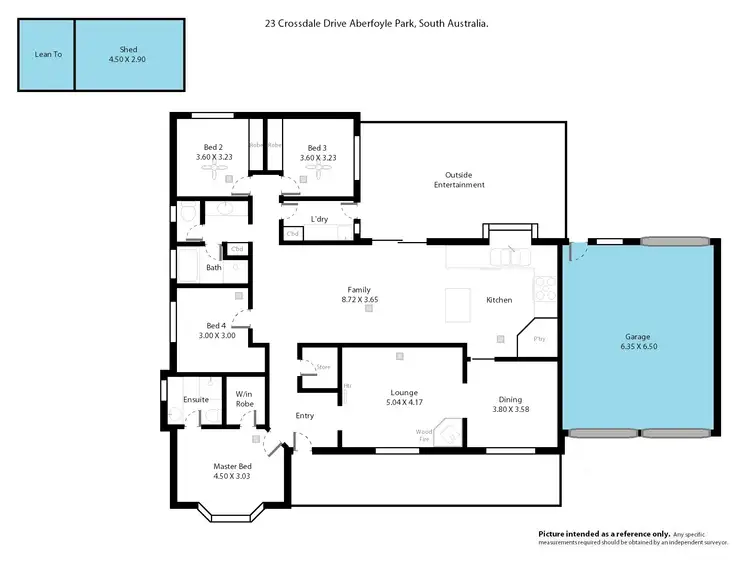 Floorplan of Homely house listing, 23 Crossdale Drive, Aberfoyle Park SA 5159