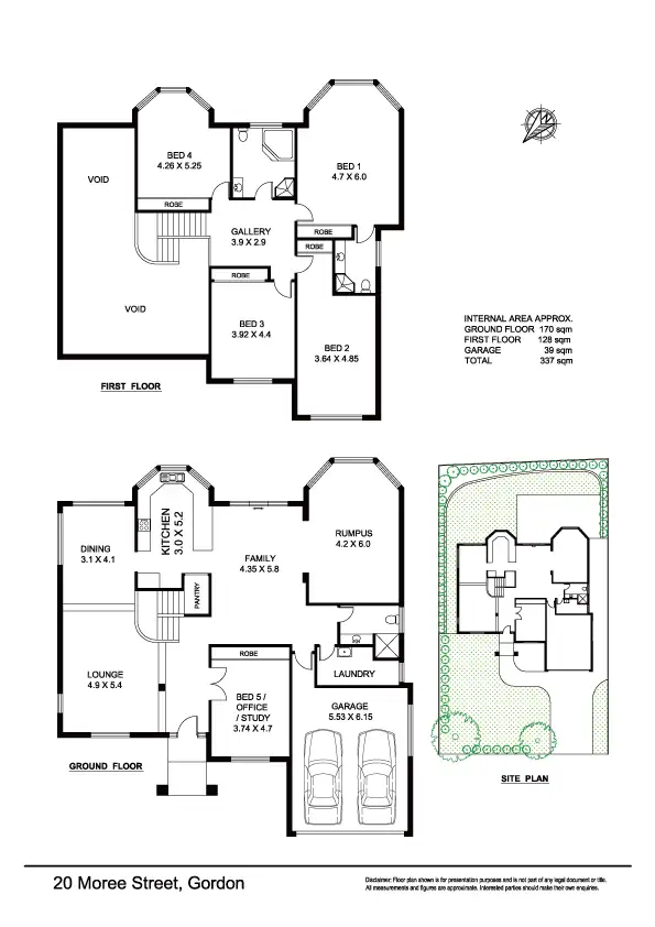 Floorplan of Homely house listing, 20 Moree Street, Gordon NSW 2072