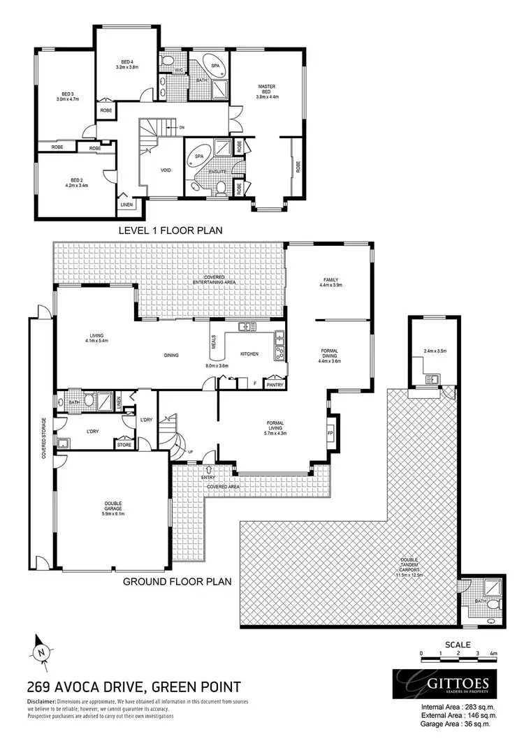 Floorplan of Homely house listing, 269 & 269A Avoca Drive, Green Point NSW 2251
