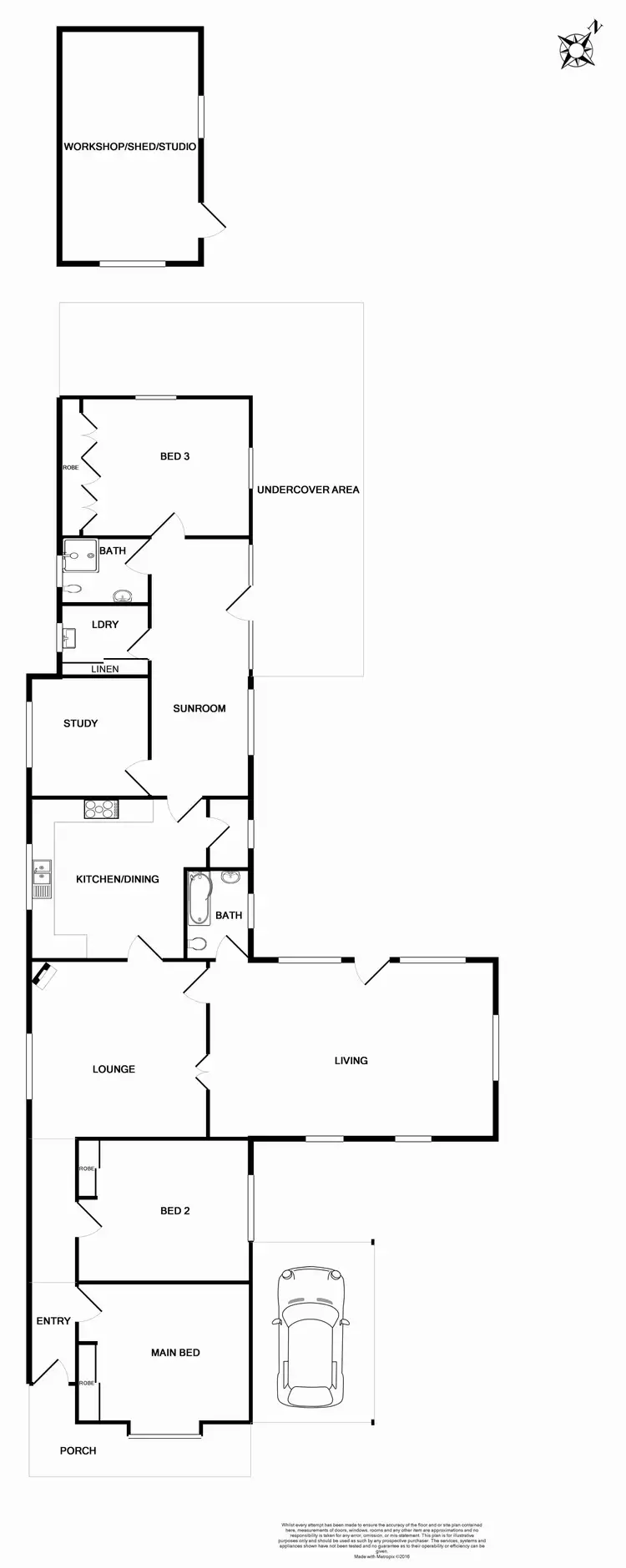 Floorplan of Homely house listing, 14 Queen Street, Lorn NSW 2320