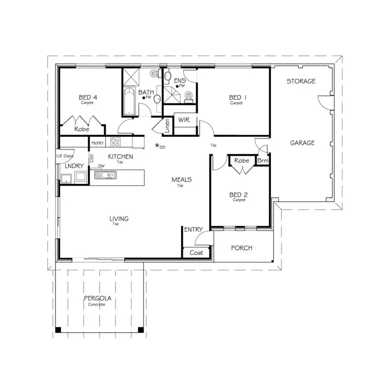 Floorplan of Homely house listing, 18 Hennessy Place, Mudgee NSW 2850