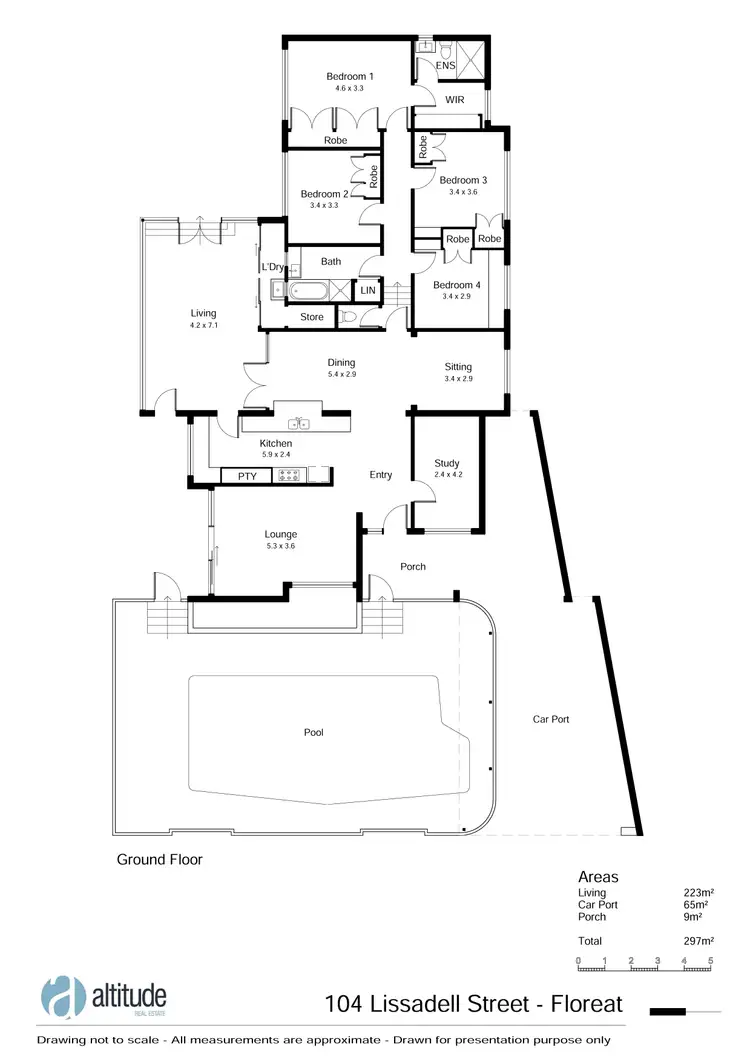 Floorplan of Homely house listing, 104 Lissadell Street, Floreat WA 6014