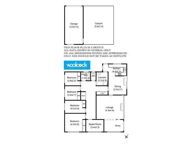 Floorplan of Homely house listing, 43 Ronneby Road, Newnham TAS 7248