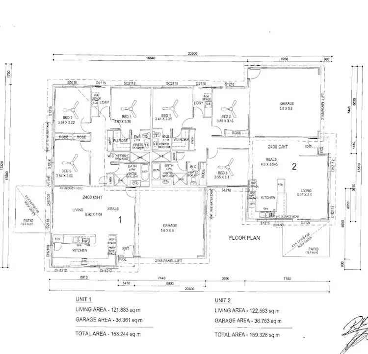 Floorplan of Homely house listing, Unit 2/28 Barrine Place, Narangba QLD 4504