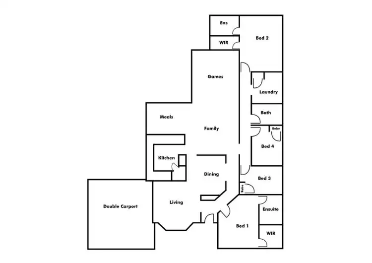 Floorplan of Homely house listing, 8 Aylesbury Close, Jandakot WA 6164