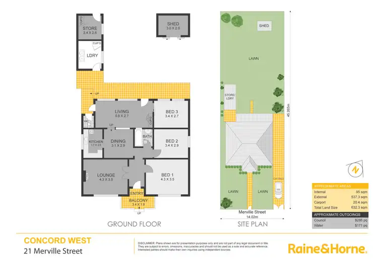 Floorplan of Homely house listing, 21 Merville Street, Concord West NSW 2138