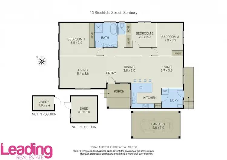 Floorplan of Homely house listing, 13 Stockfeld Street, Sunbury VIC 3429