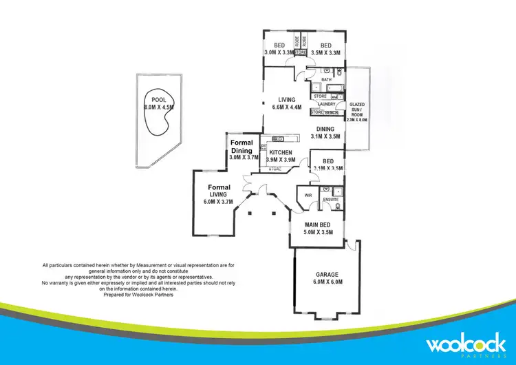 Floorplan of Homely house listing, 88 Country Club Ave, Prospect Vale TAS 7250