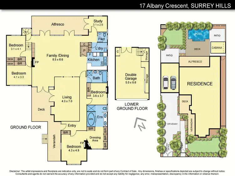 Floorplan of Homely house listing, 17 Albany Crescent, Surrey Hills VIC 3127