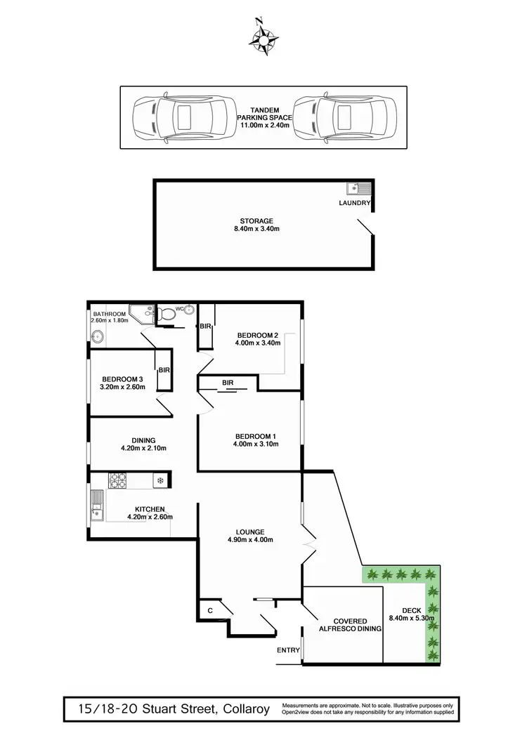 Floorplan of Homely apartment listing, 15/20 Stuart Street, Collaroy NSW 2097