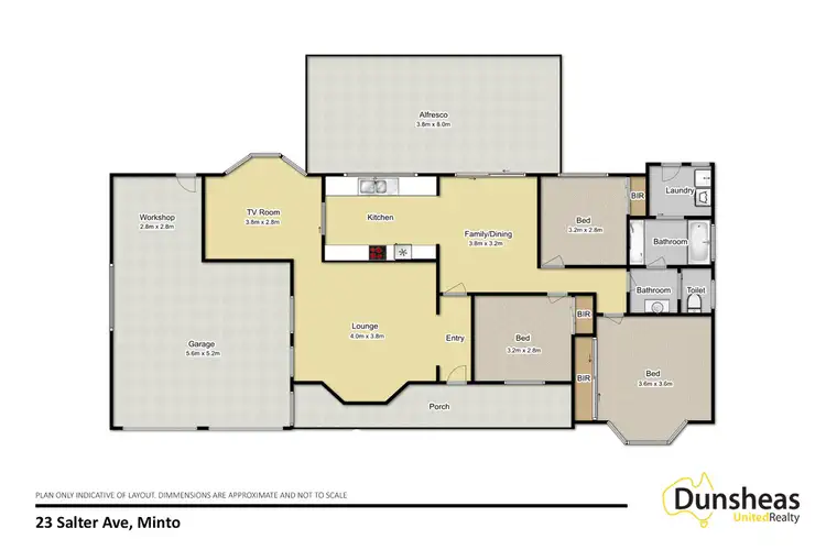 Floorplan of Homely house listing, 23 Salter Avenue, Minto NSW 2566