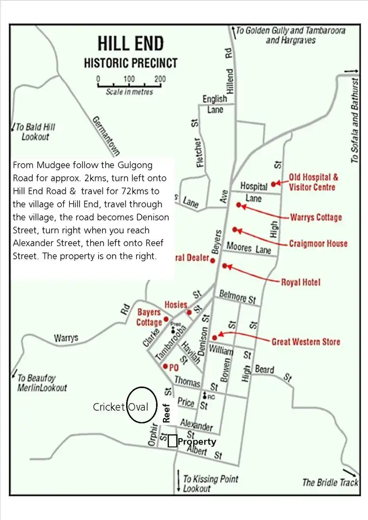 Floorplan of Homely rural property listing, "Kirra" 37 Reef Street, Hill End NSW 2850