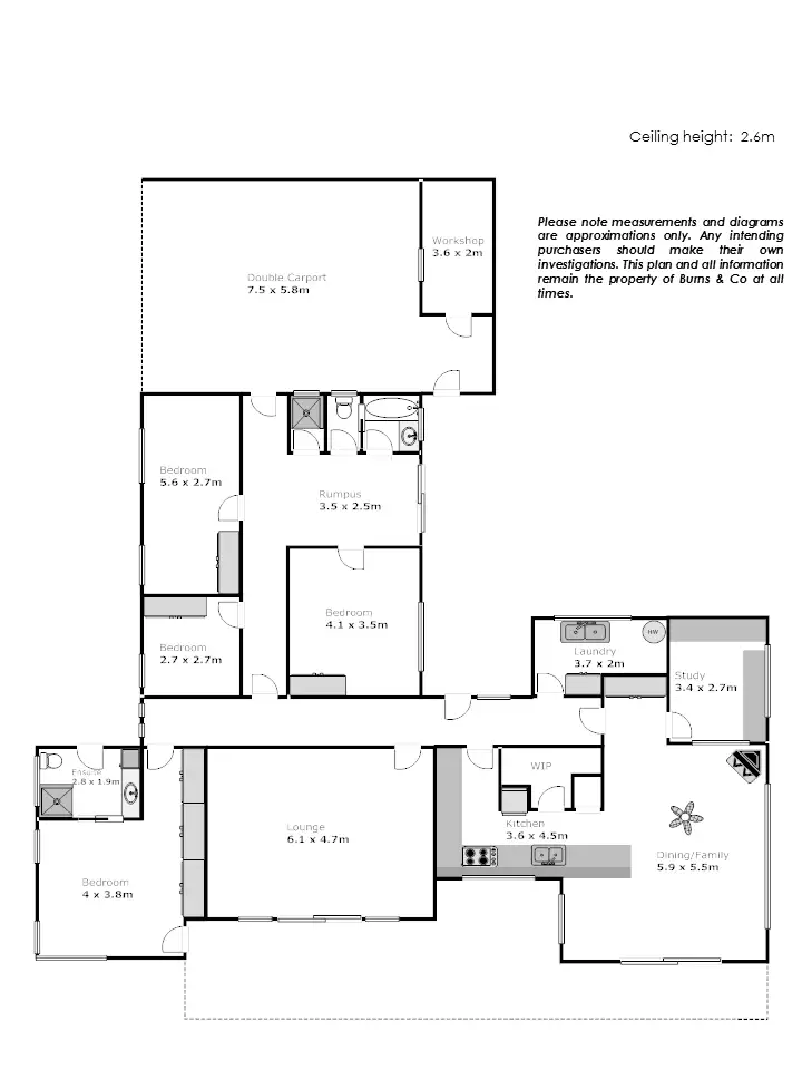Floorplan of Homely house listing, 3150 Kulkyne Way, Colignan VIC 3494