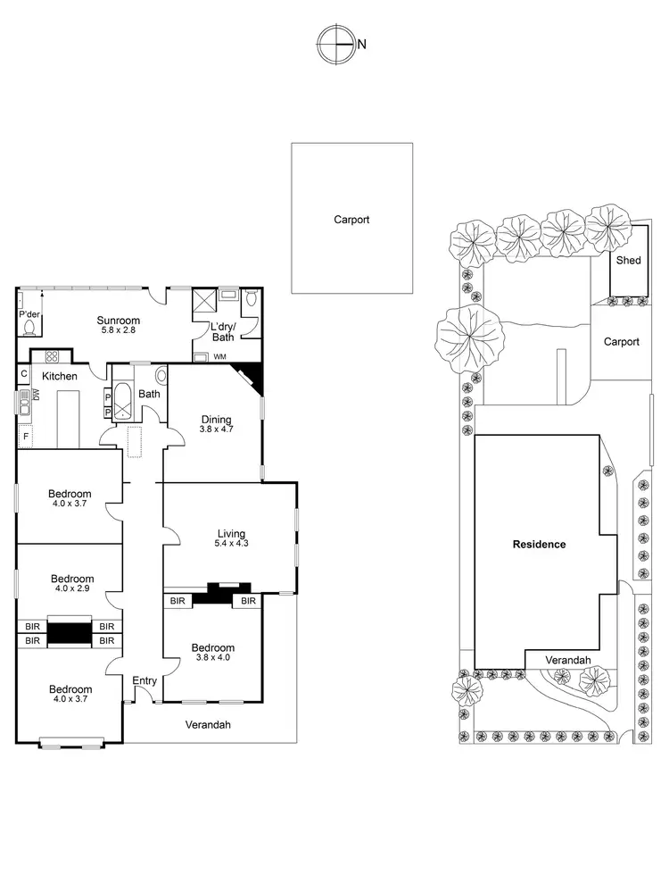 Floorplan of Homely house listing, 2 Carlyle Street, Moonee Ponds VIC 3039