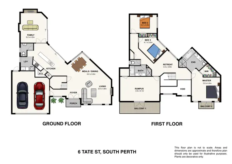 Floorplan of Homely house listing, 6 Tate Street, South Perth WA 6151