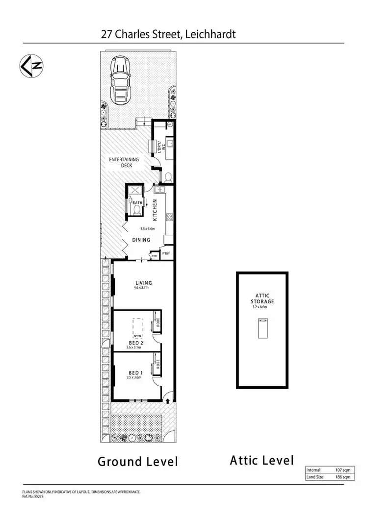 Floorplan of Homely house listing, 27 Charles Street, Leichhardt NSW 2040