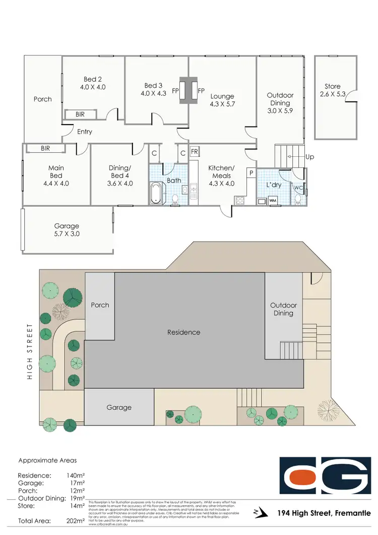 Floorplan of Homely house listing, 194 High Street, Fremantle WA 6160