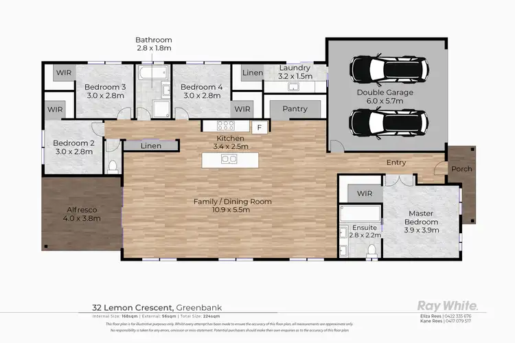 Floorplan of Homely house listing, 32 Lemon Crescent, Greenbank QLD 4124