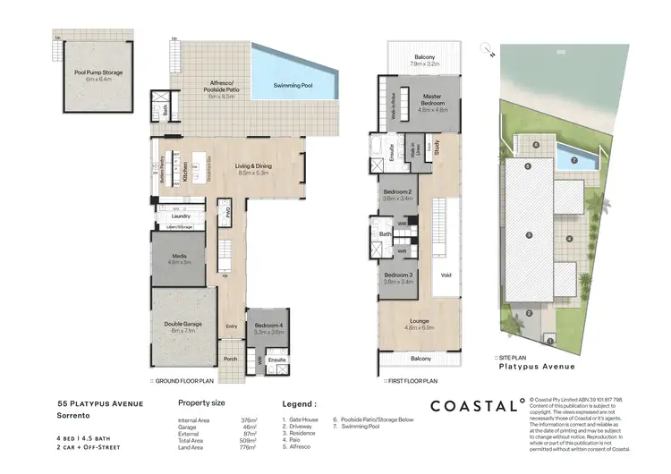 Floorplan of Homely house listing, 55 Platypus Avenue, Sorrento QLD 4217