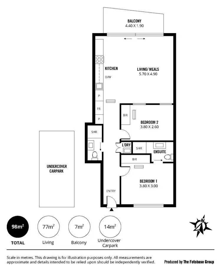 Floorplan of Homely apartment listing, 601/271-281 Gouger Street, Adelaide SA 5000