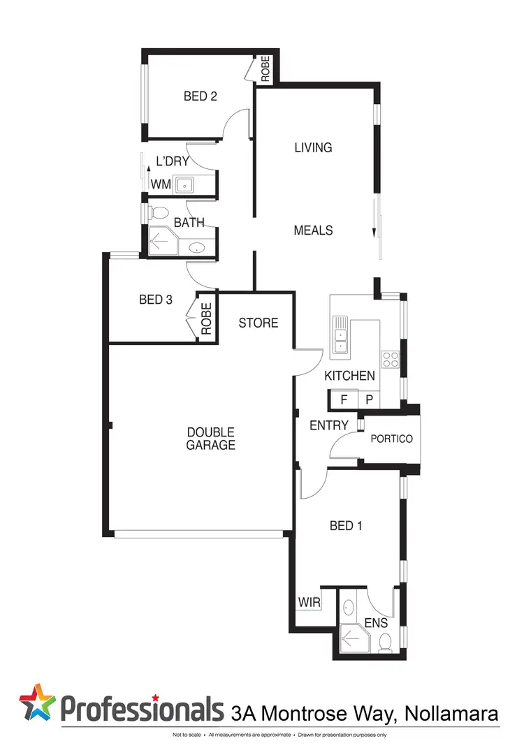 Floorplan of Homely house listing, 3A Montrose Way, Nollamara WA 6061