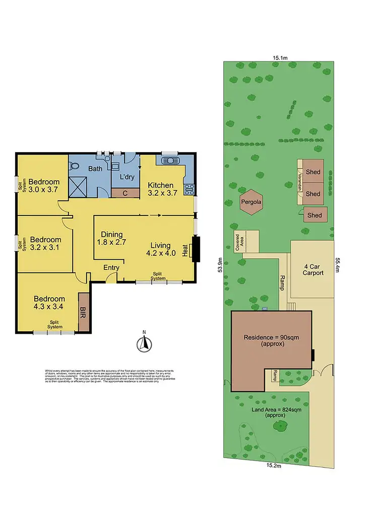 Floorplan of Homely house listing, 5 Felicia Grove, Forest Hill VIC 3131