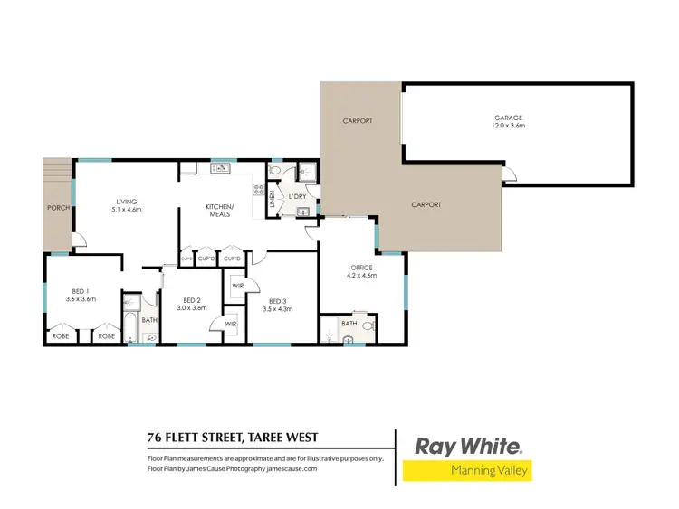 Floorplan of Homely house listing, 76 Flett Street, Taree NSW 2430