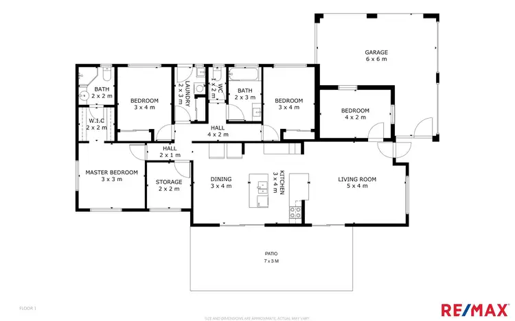 Floorplan of Homely house listing, 3 Moth Close, Edmonton QLD 4869