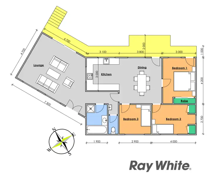 Floorplan of Homely house listing, 54 Ritchie Crescent, Taree NSW 2430
