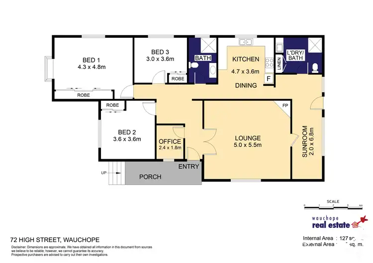 Floorplan of Homely house listing, 72 High Street, Wauchope NSW 2446