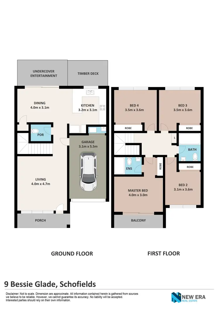 Floorplan of Homely townhouse listing, 9 Bessie Glade, Schofields NSW 2762