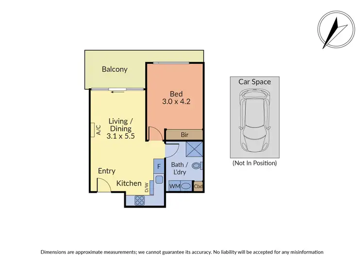 Floorplan of Homely apartment listing, 102/4 Short Street, Boronia VIC 3155