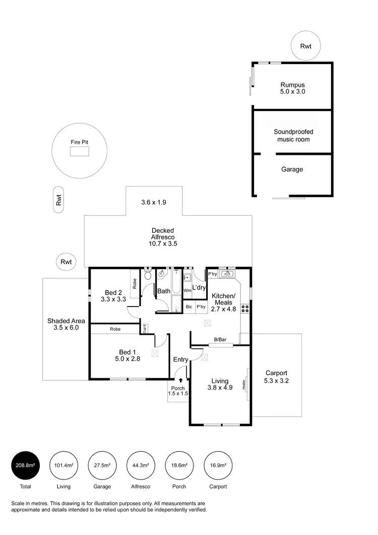 Floorplan of Homely house listing, 41 Lower Portrush Road, Marden SA 5070