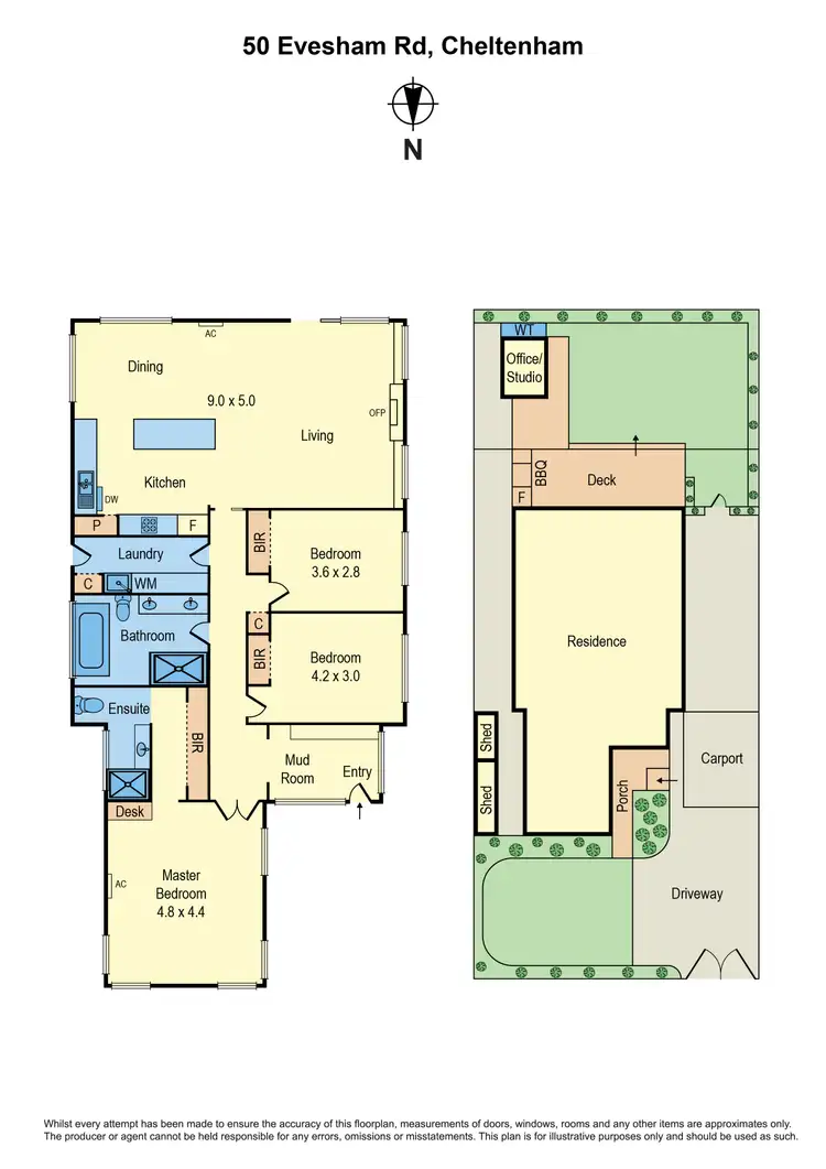 Floorplan of Homely house listing, 50 Evesham Road, Cheltenham VIC 3192