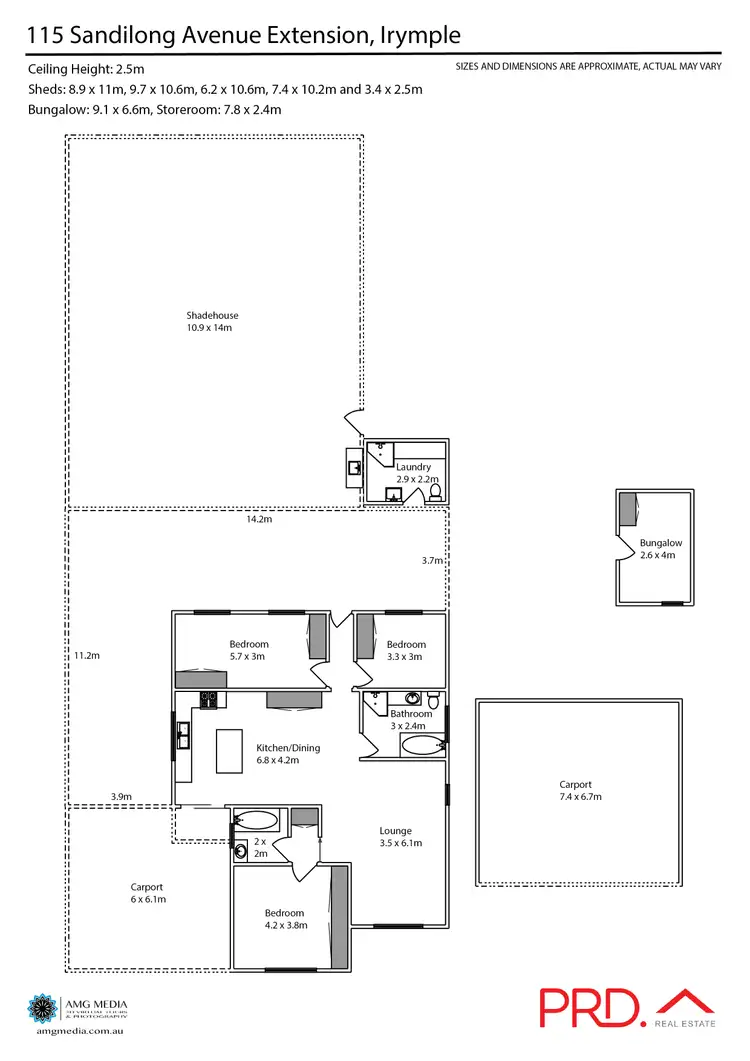 Floorplan of Homely house listing, 115 Sandilong Avenue Extension, Irymple VIC 3498