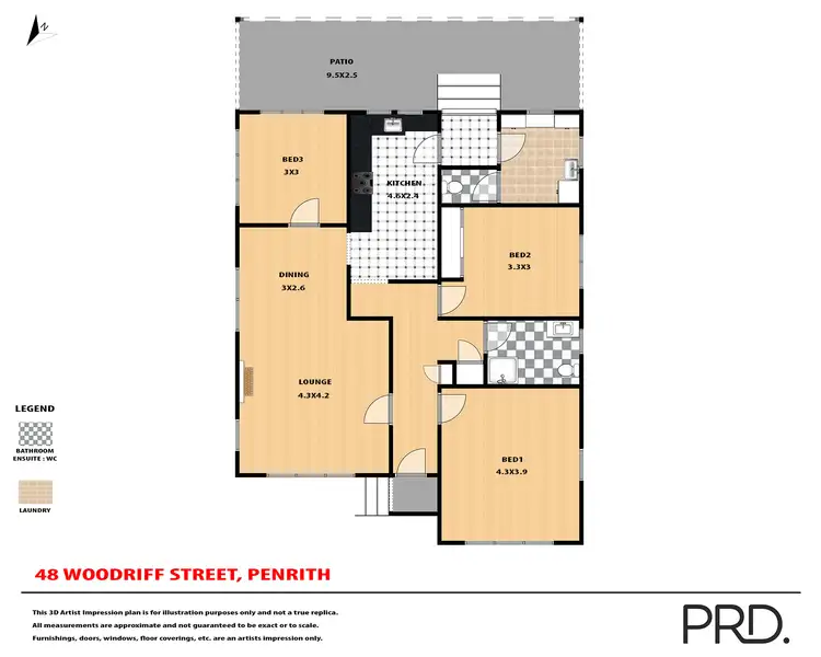 Floorplan of Homely house listing, 48 Woodriff Street, Penrith NSW 2750