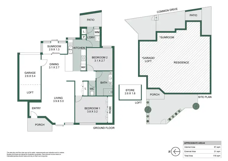 Floorplan of Homely villa listing, 3/12 Mount Street, Claremont WA 6010