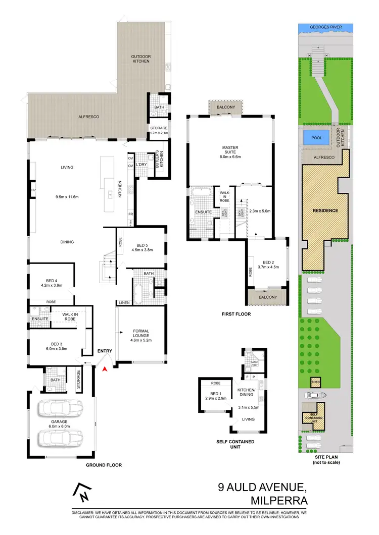 Floorplan of Homely house listing, 9 Auld Avenue, Milperra NSW 2214