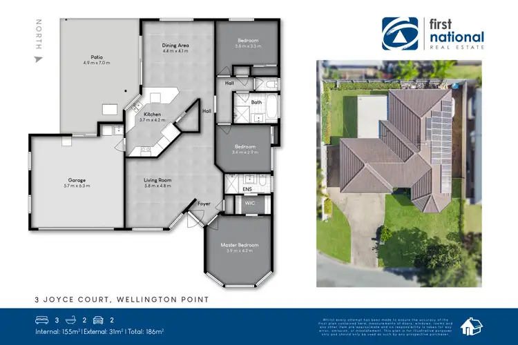 Floorplan of Homely house listing, 3 Joyce Court, Wellington Point QLD 4160